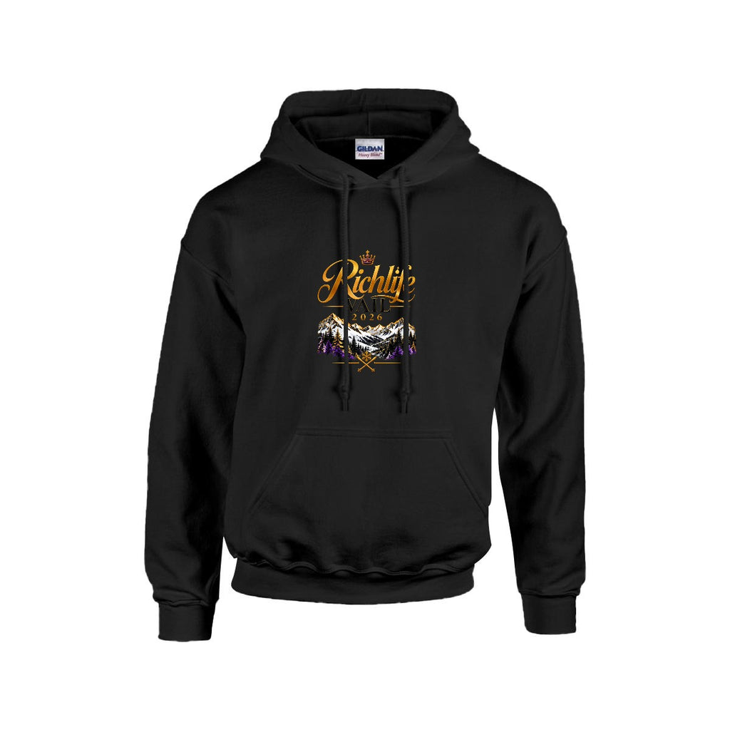 Men's Hoodie Printed in USA |Gildan 18500 Double DTF